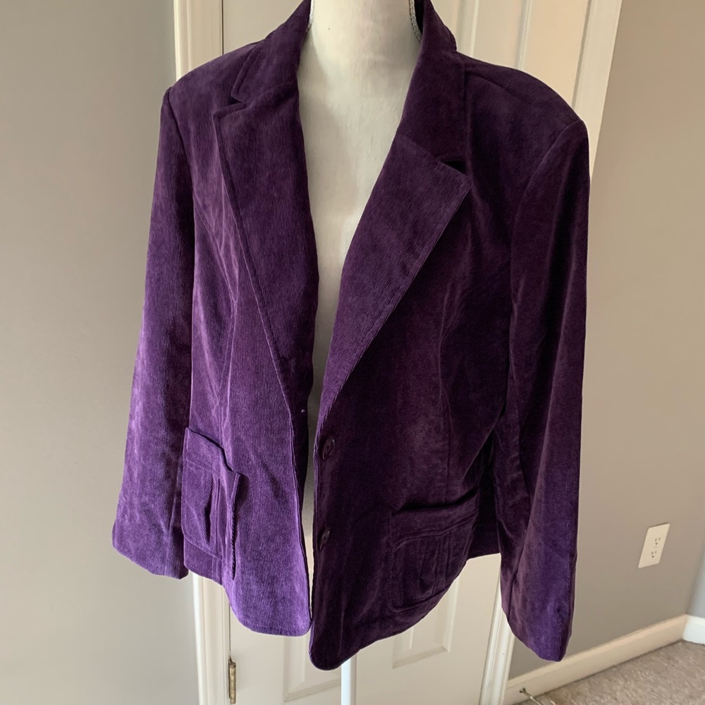 Purple Corduroy Jacket